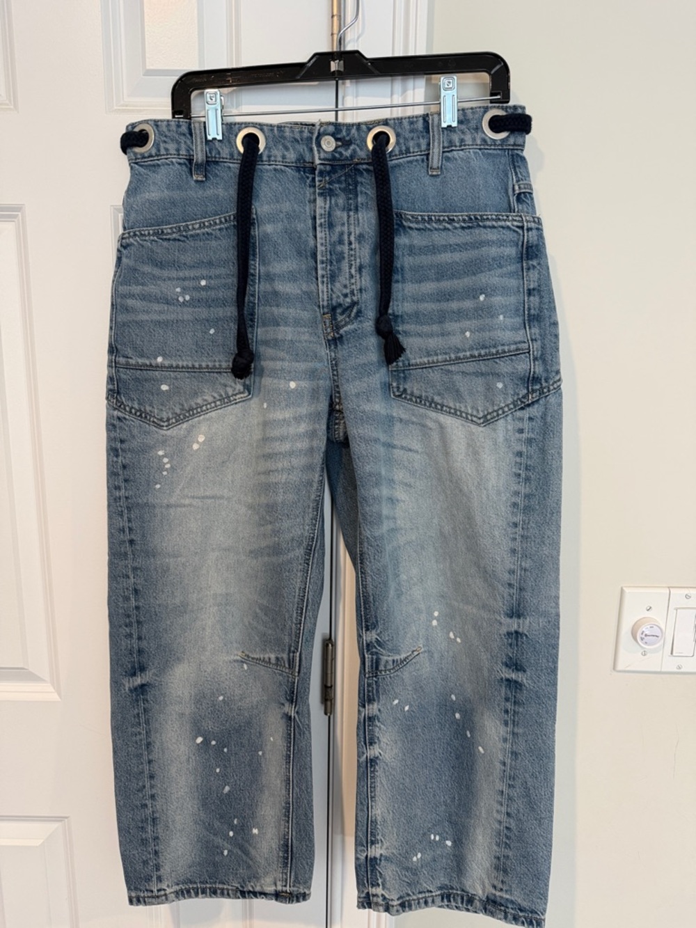 We The Free Moxie Pull-On Barrel Jeans Size 29 EUC